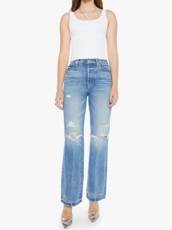 MOTHER Denim - MOTHER The Rambler Sneak TCB Jeans